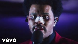 The Weeknd  Blinding Lights Live On Jimmy Kimmel Live  2020 [upl. by Norvol]