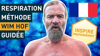 Respiration Méthode Wim Hof Guidée pour Débutants 3 Rounds Rythme Lent [upl. by Nyrehtak484]