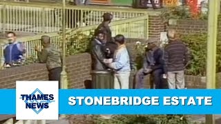 Stonebridge Estate  1980s Housing Estate  1980s London  TN87129039 [upl. by Eerrahs625]