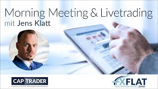 Jens Klatt  Morning Meeting und Livetrading der Markteröffnung am 17042019 [upl. by Zuliram]