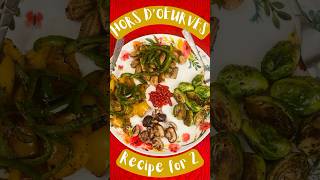 Vegetable Hors D’Oeuvres Appetizer Platter 🥗🍱😋 vegan udtarasoiya shorts healthy delicious [upl. by Bordiuk]