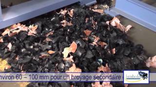 Une technologie de recyclage Broyage de grands tuyaux  Le HOS Herbold tuyau de déchiqueteuse [upl. by Morgun]