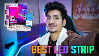 Best RGBIC LED Strip By NeonBlink  RGB IC LED Strip With Music Sync amp 140 Effects India [upl. by Sissy610]