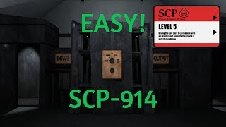 How To Get Level 5 Keycard from SCP914  SCP Containment Breach [upl. by Tolland]