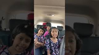 Dhanya Nithya and Prasastha singing Nee Chethitho during travel 🚙 😍 [upl. by Barthold190]