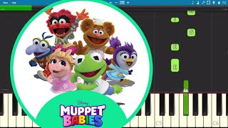 Muppet Babies Theme Song  EASY Piano Tutorial [upl. by Carson737]