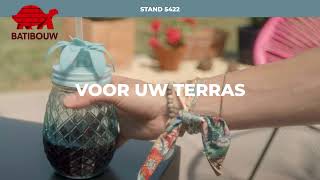 Kom met ons praten over uw terrasproject op Batibouw stand 5422 [upl. by Enaira118]