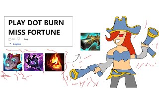 FULL BURN MISS FORTUNE WITH COLLECTOR IS A TERRIFYING STRATEGY [upl. by Irak977]