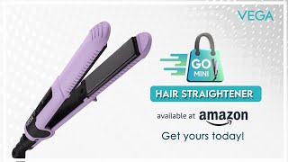 Straighten hair ANYWHERE ANYTIME  Vega Go Mini Hair Straightener [upl. by Ludlew]