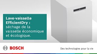 Lavevaisselle EfficientDry  séchage de la vaisselle économique et écologique [upl. by Sigismondo]