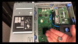 PowerEdge 2950 CMOS battery replacement [upl. by Ahsinhoj]