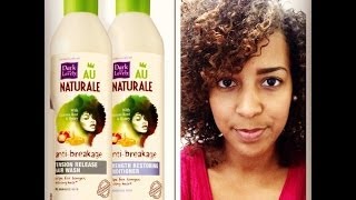 Natural Hair  Dark and Lovely Au Naturale Anti Breakage Review [upl. by Orual259]