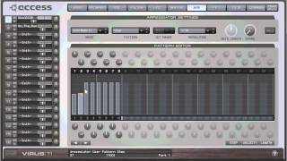 Access Virus Ti Step Sequencer Tutorial  On The Run [upl. by Lashonda]