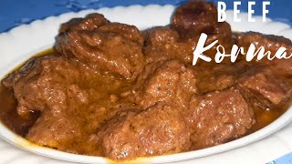 How to make beef korma  Beef korma recipe  Beef korma [upl. by Atneuqal]