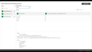 Qlik QVD Meta Data from XML header QlikSense Qlikview [upl. by Naaitsirhc]