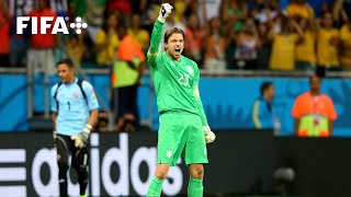 Netherlands v Costa Rica Full Penalty Shootout  2014 FIFAWorldCup QuarterFinals [upl. by Valida677]