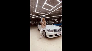 Мини обзор Mercedes W204 C Klass от Насти Автосалон Boston [upl. by Noeled]