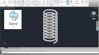 Resorte en AutoCAD Explicado [upl. by Aliber]