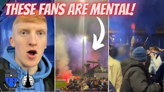 BREATHTAKING PYRO SHOW😱 Darvel v Falkirk Scottish Cup Vlog [upl. by Aenal526]