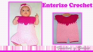 Enterizo tejido a crochet para niñas – Parte 13 [upl. by Anrev]