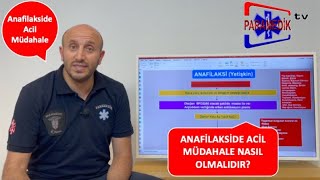 Anafilakside Alerjik Şokta Acil Müdahale Nasıl Olmalıdır [upl. by Post801]