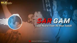 A Remarkable SarGaM Performance By Ustad Nusrat Fateh Ali Khan Sahab [upl. by Raleigh]