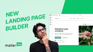 Stunning landing pages in record time Our new builder is here [upl. by Adlemy]