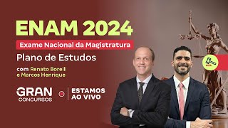 I ENAM 2024  Plano de Estudos para o Exame Nacional da Magistratura [upl. by Asir]