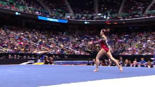 Carlotta Ferlito  Floor Exercise  2014 ATampT Amercian Cup [upl. by Eppie]