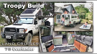 Land cruiser 78 troopy overlanding interior setup [upl. by Ailbert]