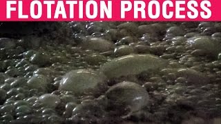 Froth Flotation Process  Mineral Processing  Froth Flotation Video [upl. by Kimbell329]