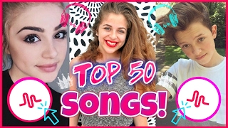 Top 50 Songs Of Musically 2017  Best Songs On Musically [upl. by Ahseal]