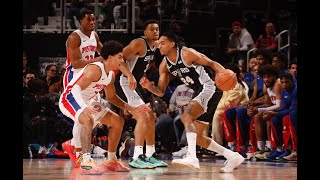 Highlights San Antonio Spurs 130 Detroit Pistons 108  1102024 [upl. by Aieken]