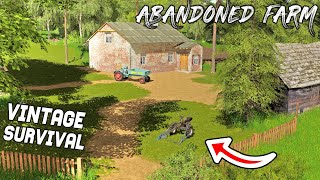 STARTING WITH 0 ON ABANDONED FARM  Vintage Survival  Episode 1 [upl. by Aliuqat869]