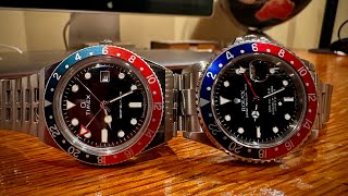 130 Watch vs 13000 Watch Q Timex GMT and Rolex GMT Master ii [upl. by Pardoes818]