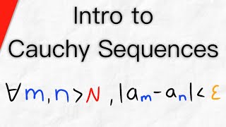 Intro to Cauchy Sequences and Cauchy Criterion  Real Analysis [upl. by Neila]