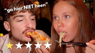 BESTE VS SLECHTSTE RESTAURANTS IN AMSTERDAM [upl. by Odarbil]