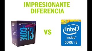 I3 8100 VS I5 7200U ESTUPENDA DIFERENCIA  CUAL ES MEJOR CPU CON MEJOR RENDIMIENTO [upl. by Yonatan]