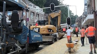 Amstenrade hoofdstraat laatse fase aanleg nieuwe riolering [upl. by Kinata91]