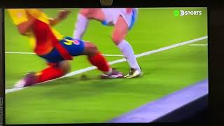 Messi se lesiona en un esprint [upl. by Orvah290]