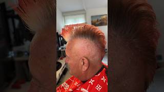 Mohawk Haircut With Red Hair [upl. by Dupre]