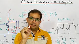 2 AC and DC Analysis of BJT Amplifier in Hindi  Tech Gurukul by Dinesh Arya [upl. by Haslett]