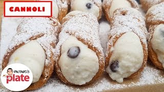 ITALIAN CANNOLI RECIPE  How to Make Sicilian Cannoli Shells and Cream [upl. by Eimmelc]