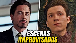 Los 15 Mejores Momentos IMPROVISADOS en el Universo Cinematográfico de MARVEL [upl. by Cadel]