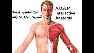 شرح تنصيب برنامج التشريح ADAM Anatomy [upl. by Eittod]