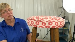 How to Upholster a Bar Stool [upl. by Ciccia]