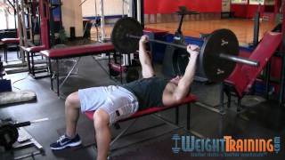 Isometric Bench Press  How to do Isometric Barbell Bench Press [upl. by Anelrac]