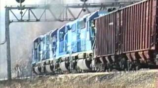 Conrail coaltrain with the best helpers I ever heard [upl. by Adhamh]