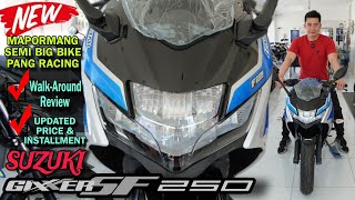 SUZUKI GIXXER SF250 Semi Big Bike Pang Racing Lupit nito [upl. by Chapin393]