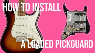 The EASIEST Strat upgrade How To Install A Loaded Pickguard [upl. by Lorenzo]